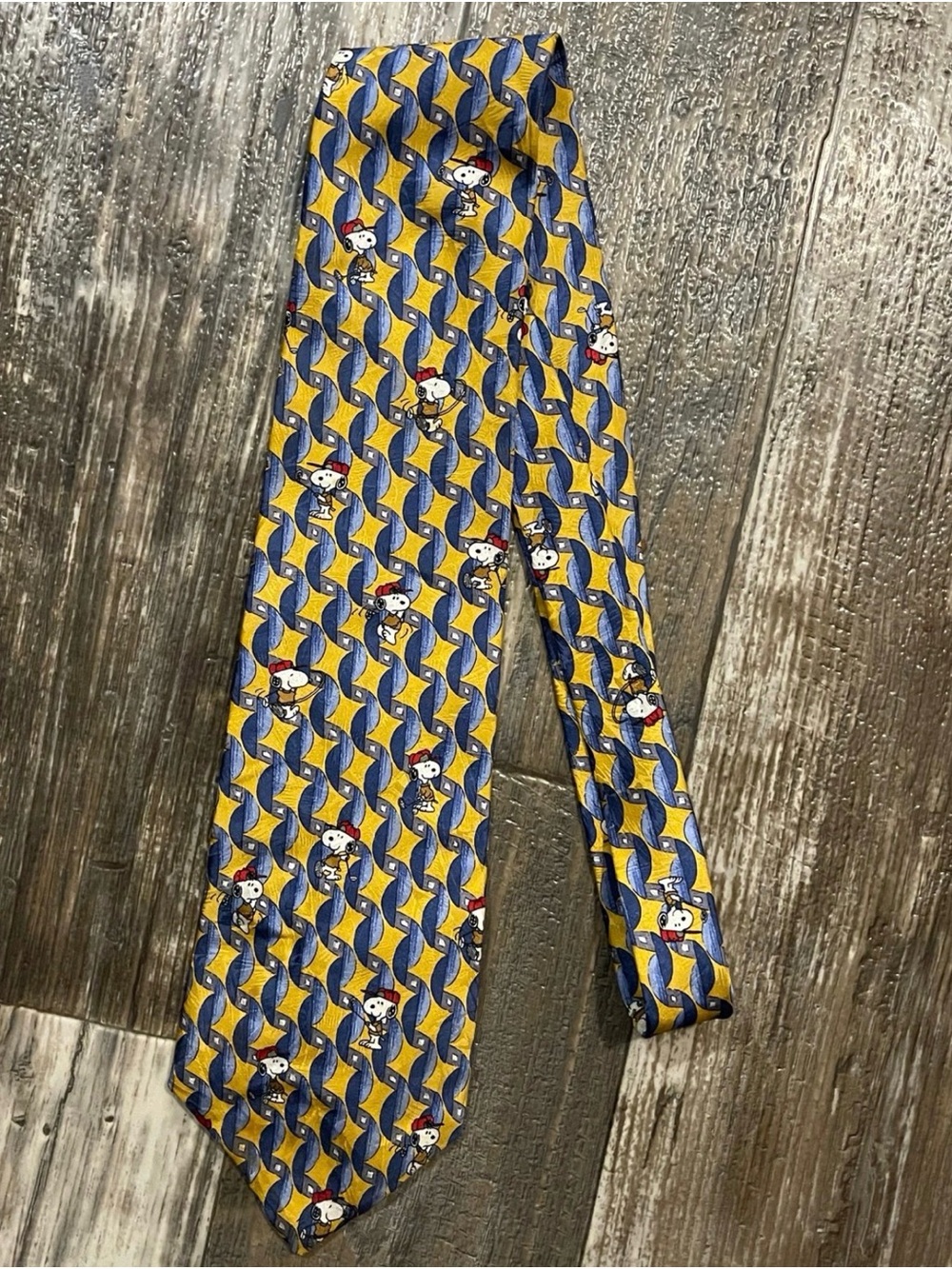 PEANUTS Snoopy And Friends  Golf Themed Neck Tie Charlie Brown